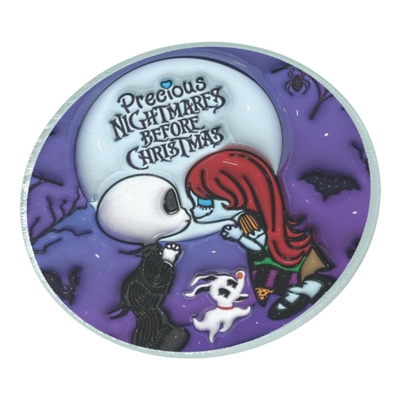 3d jack n sally tempered glass cutting - Picture 1 of 1